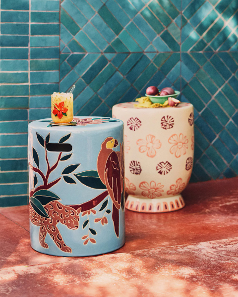 Яркие краски и экзотические мотивы в летней коллекции Anthropologie Home