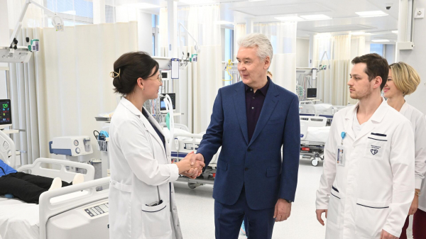 Мэр Москвы Собянин открыл флагманский центр Боткинской больницы